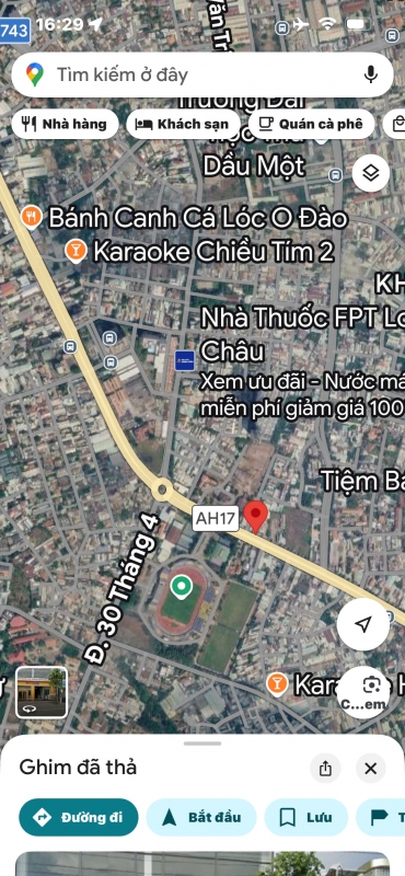 Mình cần nhượng lô đất mặt tiền Đại Lộ Bình Dương